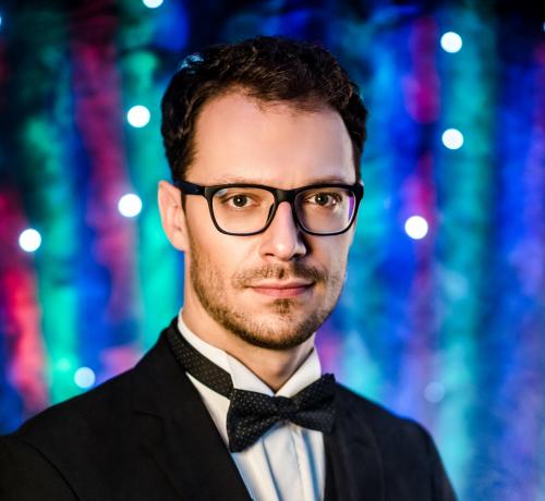 Renginių vedėjas Artūras Ženčius