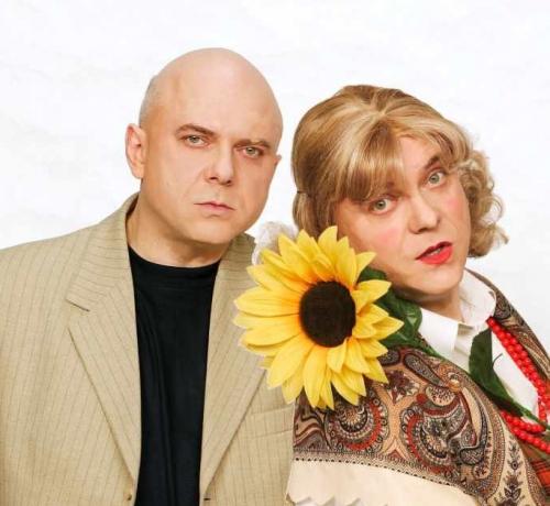 Renginių vedėjas Vaidas Pračkaila - Apolionija Zizirskienė