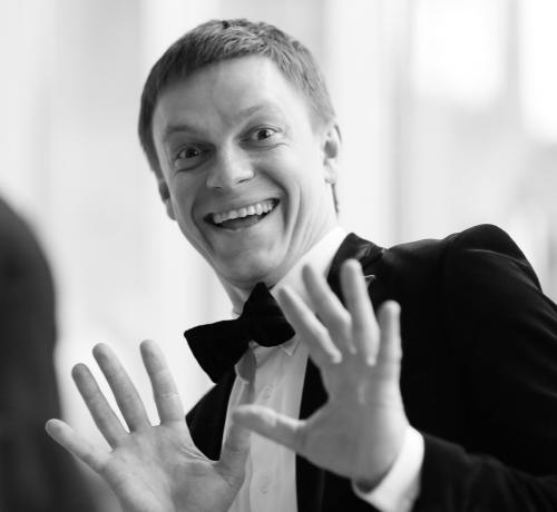 Renginių vedėjas Aleksandras Kanajevas