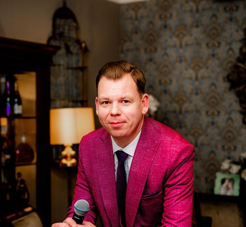 Renginių vedėjas Audrius Cinkutis